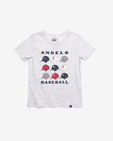 LOS ANGELES ANGELS COOPERSTOWN CAP OFF '47 KID'S FRANKLIN TEE