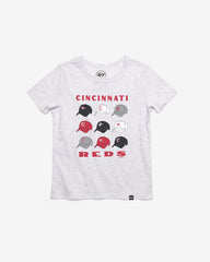 CINCINNATI REDS COOPERSTOWN CAP OFF '47 KID'S FRANKLIN TEE