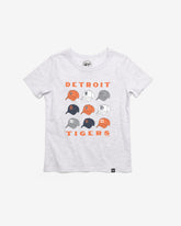 DETROIT TIGERS COOPERSTOWN CAP OFF '47 KID'S FRANKLIN TEE