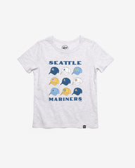SEATTLE MARINERS COOPERSTOWN CAP OFF '47 KID'S FRANKLIN TEE