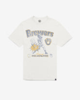 MILWAUKEE BREWERS COOPERSTOWN SWINGIN' '47 SCRUM TEE