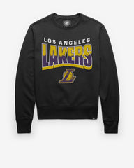LOS ANGELES LAKERS BRUSH BY '47 HEADLINE CREW