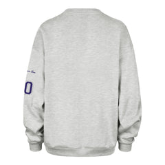 LOUISIANA STATE TIGERS LSU STONEY CLOVER LANE X '47 OVERSIZED GLITTER ARCH CREW WOMENS