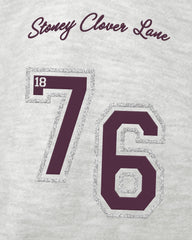 TEXAS A&M AGGIES STONEY CLOVER LANE X '47 OVERSIZED GLITTER ARCH CREW WOMENS