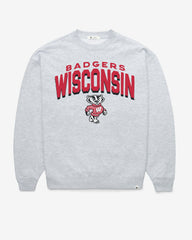 WISCONSIN BADGERS CAMPUS ARCH CLOUD '47 OVERSIZED CREW WOMENS