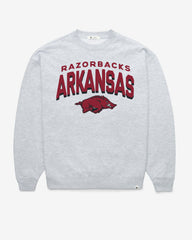 ARKANSAS RAZORBACKS CAMPUS ARCH CLOUD '47 OVERSIZED CREW WOMENS