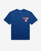 PHILADELPHIA 76ERS UNDER BAR '47 FOUNDATION TEE