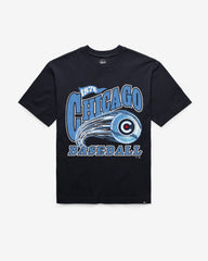 CHICAGO CUBS CITY CONNECT GAME WORN CURVE '47 FOUNDATION TEE