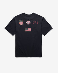 USA HOCKEY VINTAGE HISTORY LOCK '47 FOUNDATION TEE