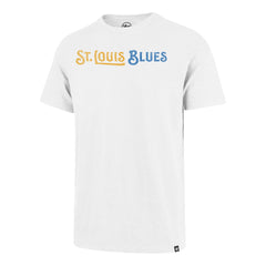 ST LOUIS BLUES GRIT WORDMARK '47 SCRUM TEE