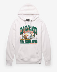 MIAMI HURRICANES FIESTA BOWL '47 HEADLINE HOOD