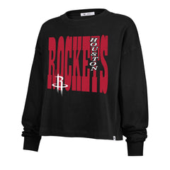 HOUSTON ROCKETS BOLD STACK '47 SYDNEY LONG SLEEVE TEE WOMENS