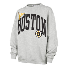 BOSTON BRUINS ARCHED ICON '47 OVERSIZED CREW WOMENS