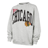 CHICAGO BLACKHAWKS ARCHED ICON '47 OVERSIZED CREW WOMENS