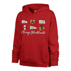 CHICAGO BLACKHAWKS BOW AND BANNERS '47 NAOMI HOOD WOMENS