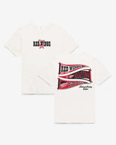 DETROIT RED WINGS BOW AND BANNER BACKER '47 SADIE TEE WOMENS