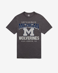 MICHIGAN WOLVERINES HEAD ON '47 SCRUM TEE