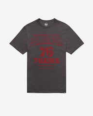PHILADELPHIA 76ERS HEAD ON '47 SCRUM TEE