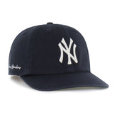NEW YORK YANKEES CHAIN SIDE STITCH '47 CLEAN UP FLAT BRIM