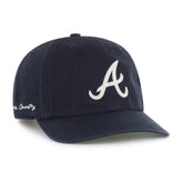 ATLANTA BRAVES CHAIN SIDE STITCH '47 CLEAN UP SHORT VISOR