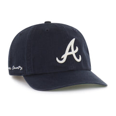 ATLANTA BRAVES CHAIN SIDE STITCH '47 CLEAN UP SHORT VISOR