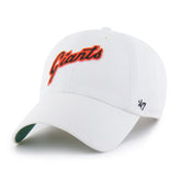 SAN FRANCISCO GIANTS COOPERSTOWN GRANDSTAND PIQUE SCRIPT '47 CLEAN UP