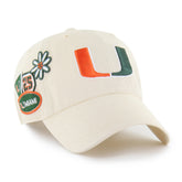 MIAMI HURRICANES BADGES '47 CLEAN UP