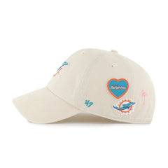 MIAMI DOLPHINS BADGES '47 CLEAN UP