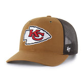 KANSAS CITY CHIEFS CARHARTT '47 TRUCKER RF RELAXED FIT