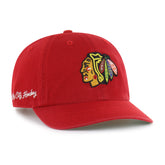 CHICAGO BLACKHAWKS CHAIN SIDE STITCH '47 CLEAN UP SHORT VISOR