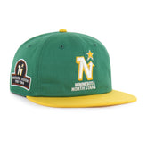 OLD TIME HOCKEY MINNESOTA NORTH STARS / DALLAS STARS VINTAGE DEBUT '47 CAPTAIN RL RELAXED FIT