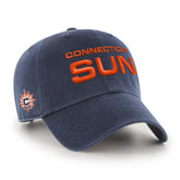Connecticut Sun Ballpark Script Shot '47 Clean Up