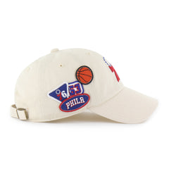 PHILADELPHIA 76ERS BADGES '47 CLEAN UP