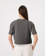BALTIMORE ORIOLES MINDI HEAVY '47 SLUB CROP TEE WOMENS