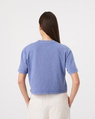 KANSAS CITY ROYALS MINDI HEAVY '47 SLUB CROP TEE WOMENS