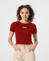 GEORGIA BULLDOGS WITH LOVE '47 BABY RIB TEE WOMENS