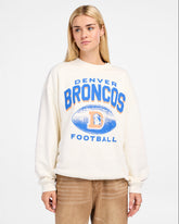 DENVER BRONCOS HISTORIC ARCH CLOUD '47 OVERSIZED CREW WOMENS