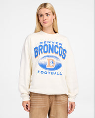DENVER BRONCOS HISTORIC ARCH CLOUD '47 OVERSIZED CREW WOMENS