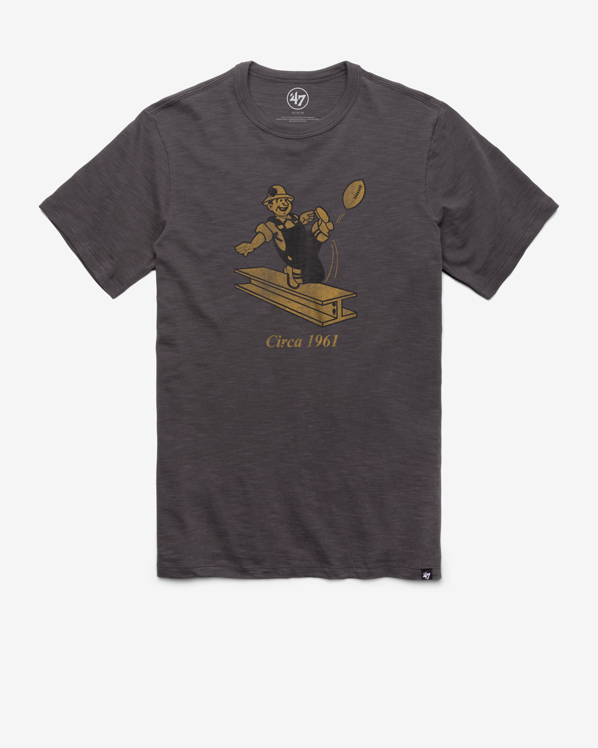 PITTSBURGH STEELERS HISTORIC GRIT '47 SCRUM TEE