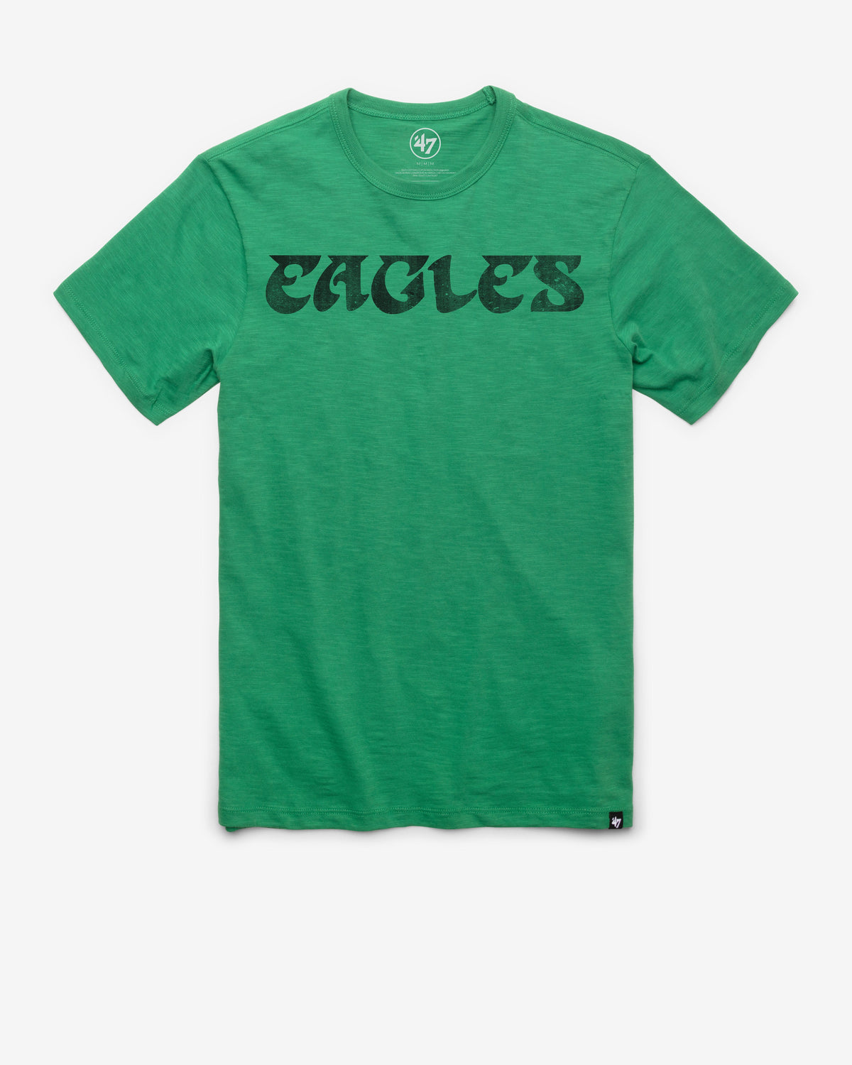 PHILADELPHIA EAGLES HISTORIC GRIT WORDMARK SCRUM TEE