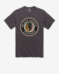 CHICAGO BLACKHAWKS VINTAGE GRIT '47 SCRUM TEE