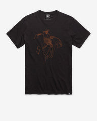 OKLAHOMA STATE COWBOYS VINTAGE GRIT '47 SCRUM TEE