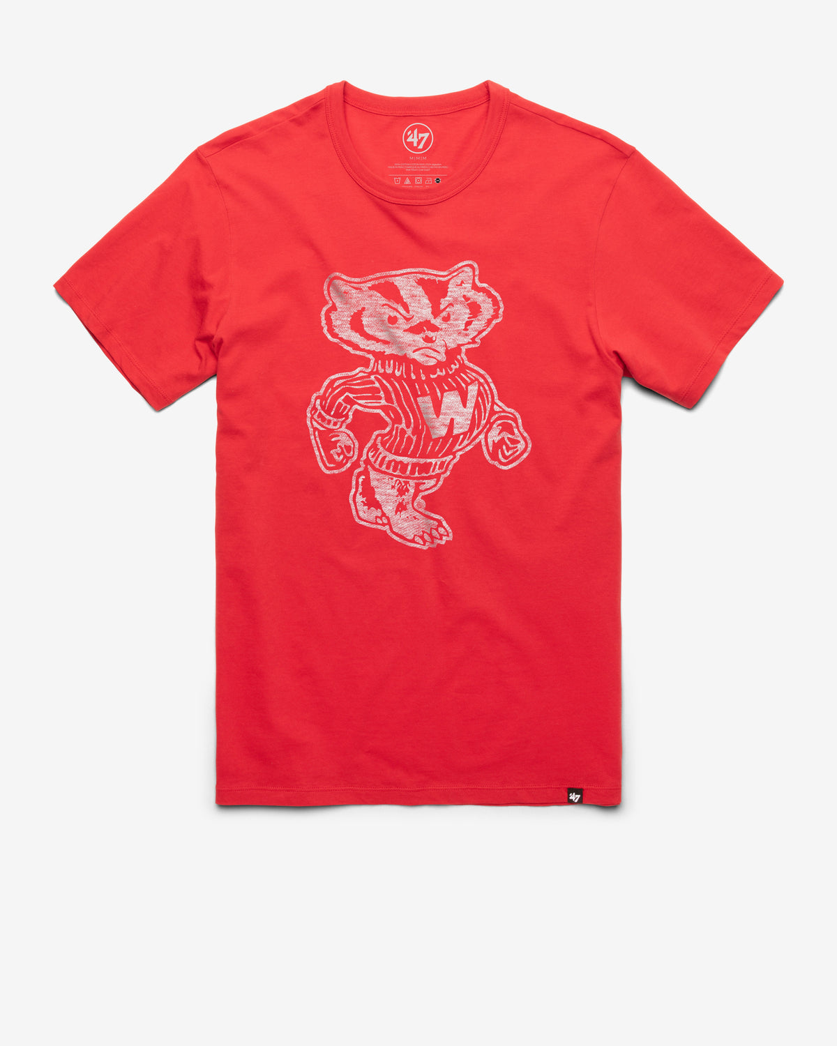 WISCONSIN BADGERS VINTAGE PREMIER '47 FRANKLIN TEE