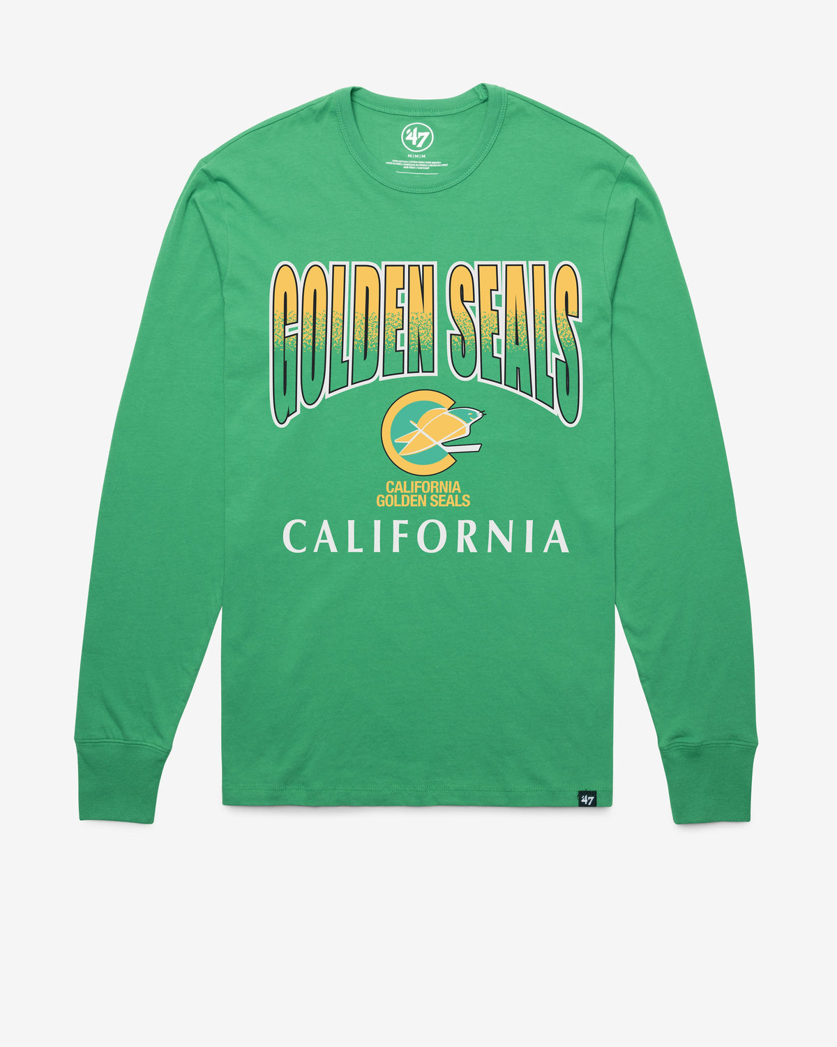 CALIFORNIA GOLDEN SEALS VINTAG SWEEP DOWN '47 FRANKLIN TEE