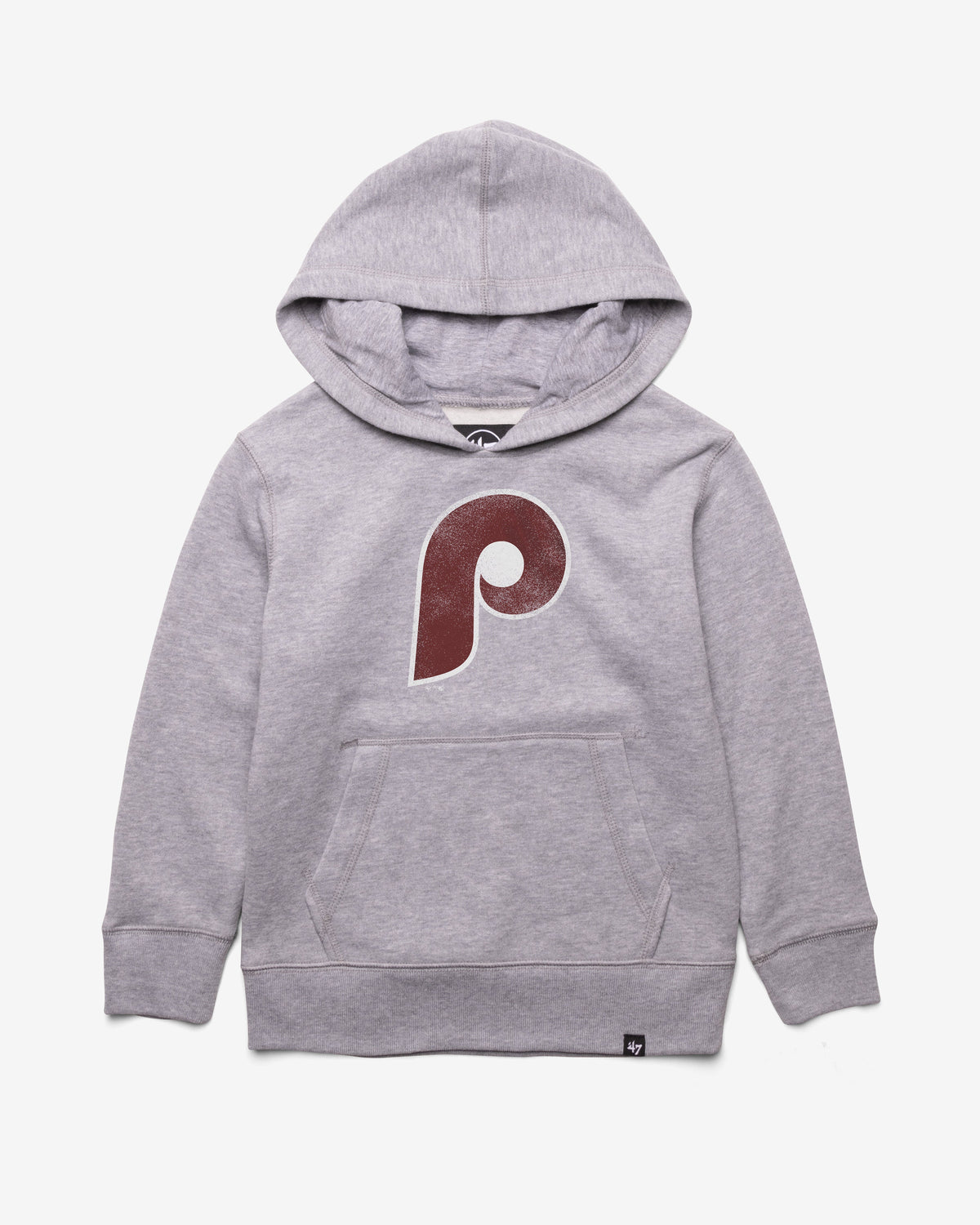 PHILADELPHIA PHILLIES DISTRESSED IMPRINT '47 KID'S HEADLNE HOOD