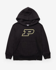 PURDUE BOILERMAKERS DISTRESSED IMPRINT '47 KID'S HEADLINE HOOD