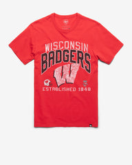 WISCONSIN BADGERS TURNED UP '47 FRANKLIN TEE