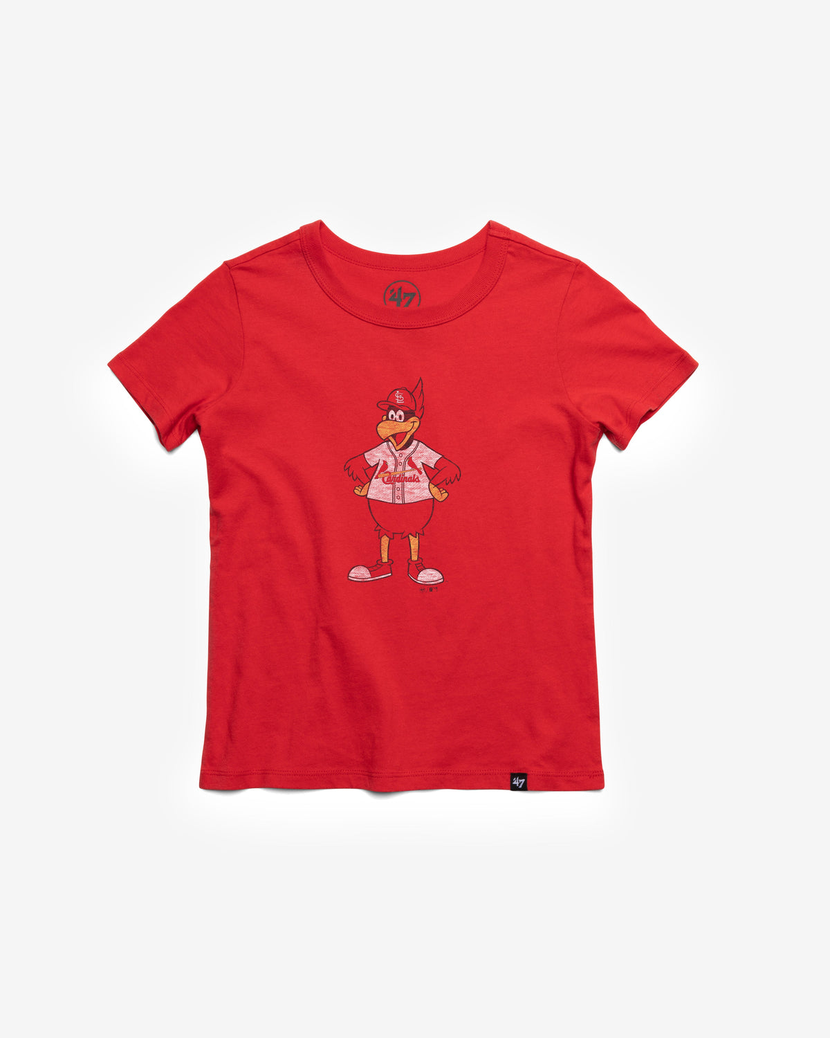 ST. LOUIS CARDINALS MASCOT PREMIER '47 KID'S FRANKLIN TEE