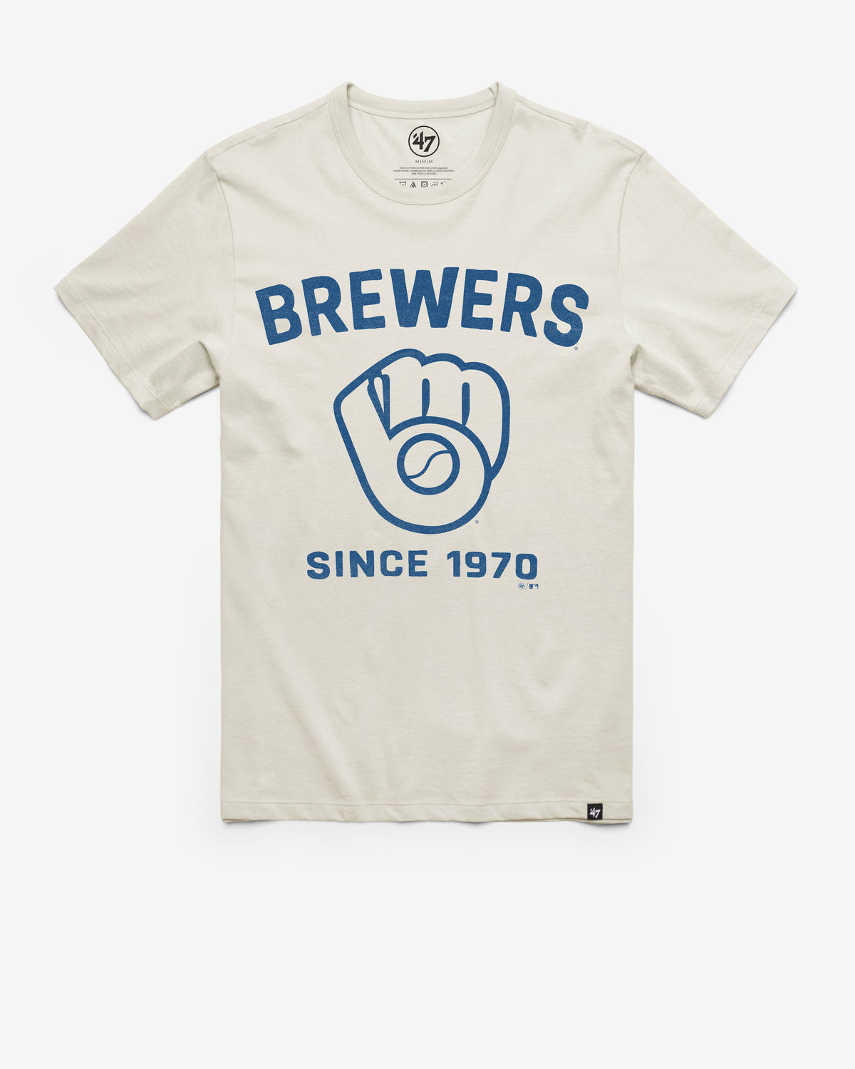 MILWAUKEE BREWERS COOPERSTOWN DUSTER '47 FRANKLIN TEE