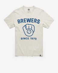 MILWAUKEE BREWERS COOPERSTOWN DUSTER '47 FRANKLIN TEE